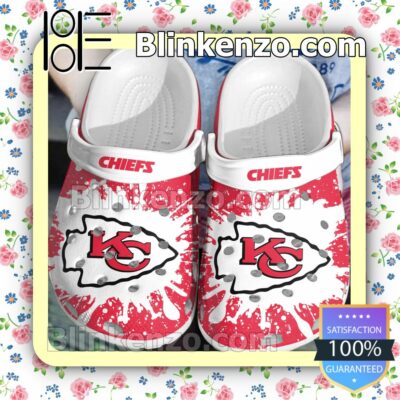 Kansas City Chiefs Color Splash Clogs