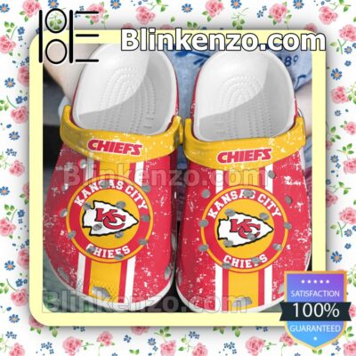 Kansas City Chiefs Logo Football Clogs