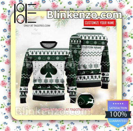 Kate Spade Brand Print Christmas Sweater