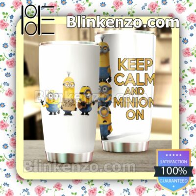 Keep Calm And Minion On Travel Mug