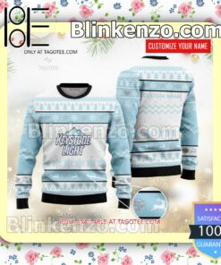 Keystone Light Brand Christmas Sweater