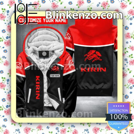 Kirin Beer Logo Fleece Warm Sweatshirts