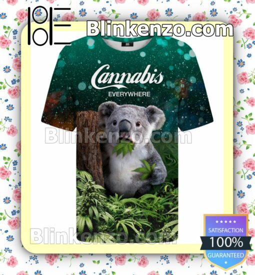 Koala Cannabis Everywhere Men T-shirt