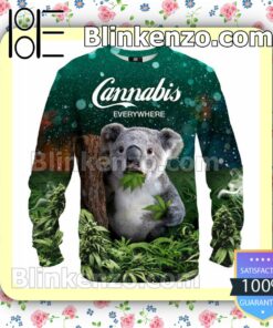 Koala Cannabis Everywhere Sweatshirts