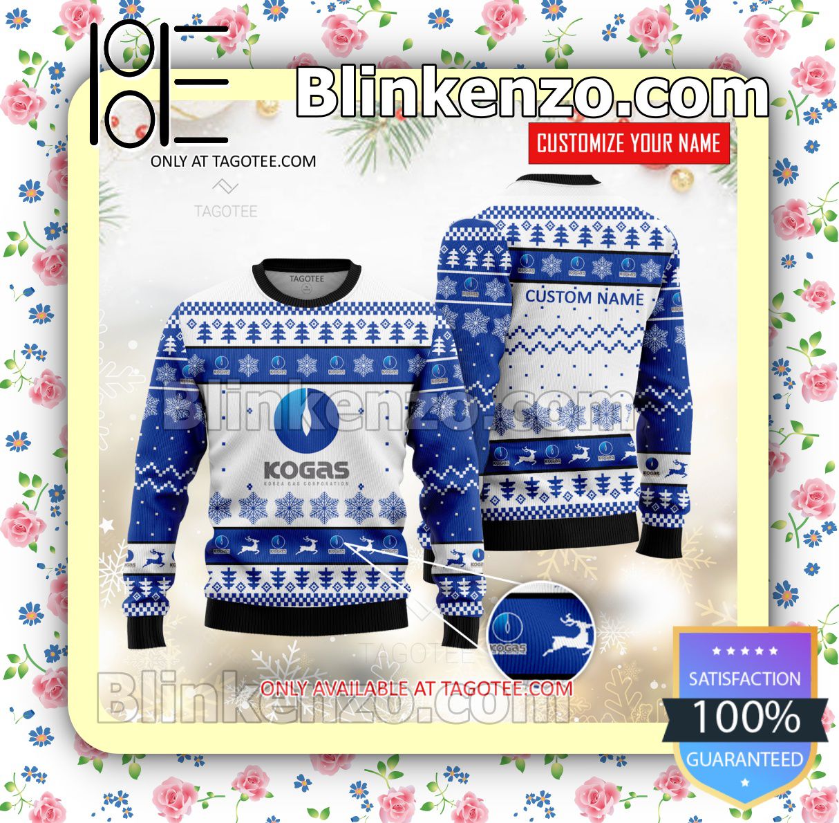 Korea Gas Corporation Brand Christmas Sweater