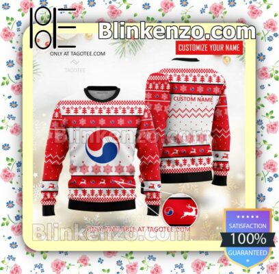 Korean Air Christmas Pullover Sweaters