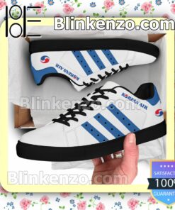 Korean Air Company Brand Adidas Low Top Shoes a