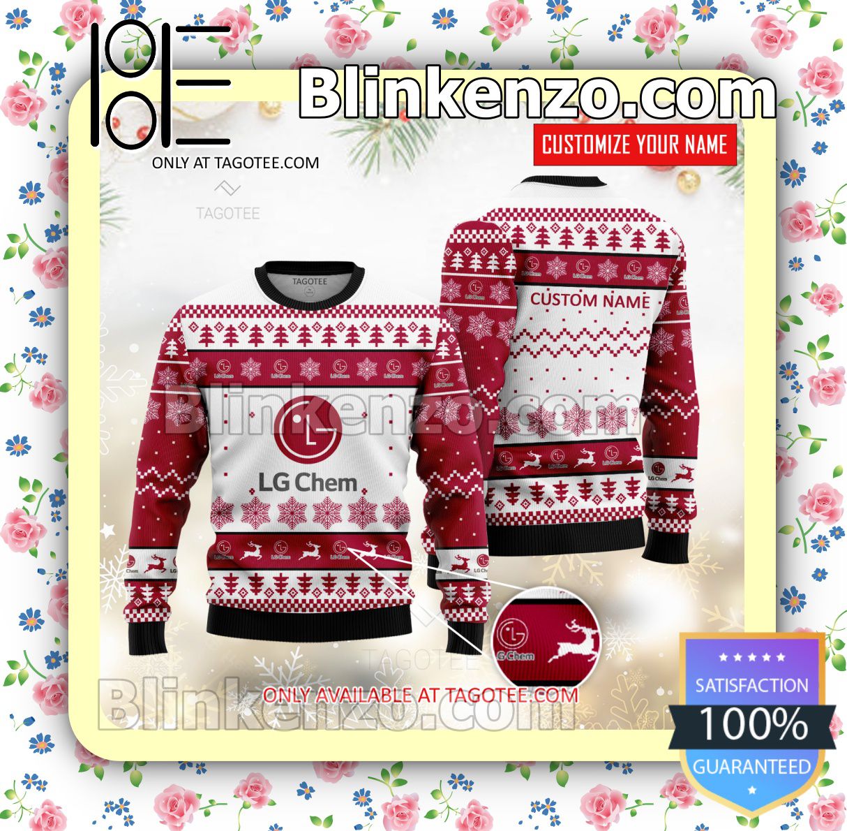 LG Chem Brand Christmas Sweater