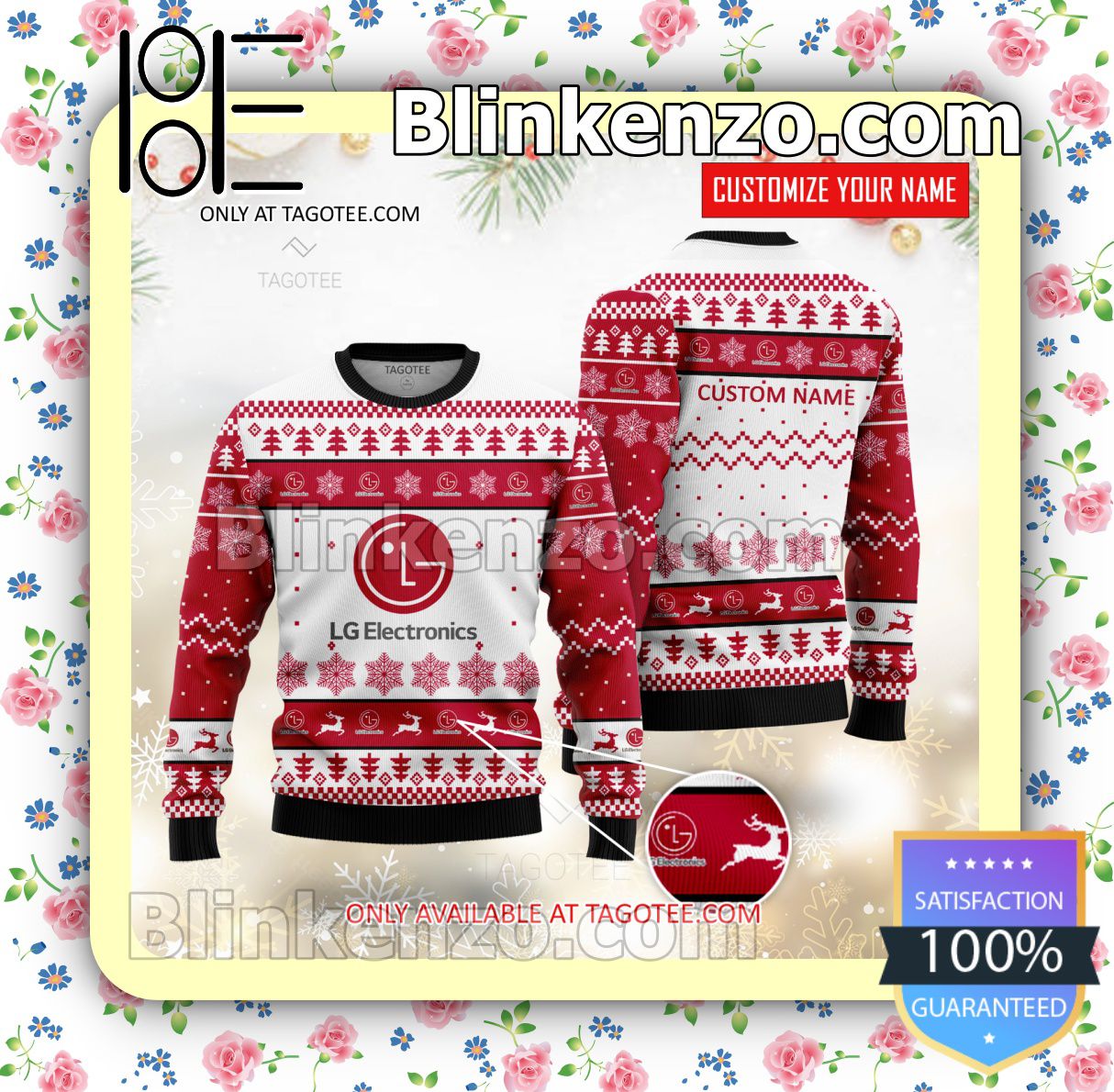 LG Electronics Brand Christmas Sweater