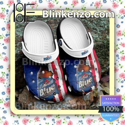 Labatt Blue American Flag Clogs