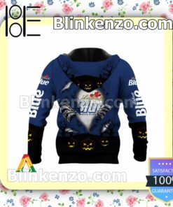 Labatt Blue Scary Night Halloween 2022 Costume Hoodie c