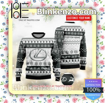 Lexus Brand Print Christmas Sweater