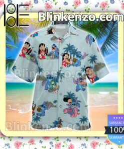 Lilo And Stitch Summer Time Men Shirt