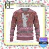 Llama Flowers Pink Christmas Pullover Sweaters