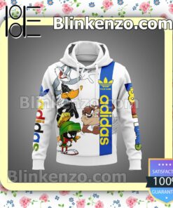 Looney Tunes Adidas Zipper Hoodie, Bomber Jacket c