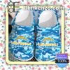 Los Angeles Chargers Blue Camouflage Clogs