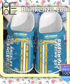 Los Angeles Chargers Hive Pattern Clogs