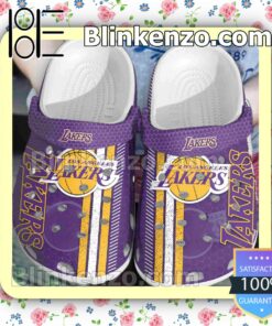 Los Angeles Lakers Hive Pattern Clogs