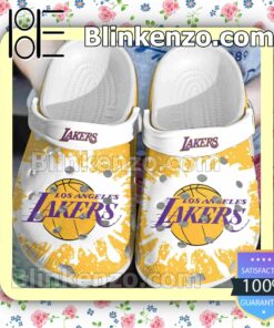 Los Angeles Lakers Logo Color Splash Clogs