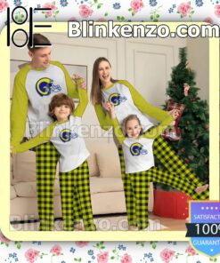 Los Angeles Rams Family Matching Christmas Pajamas Set