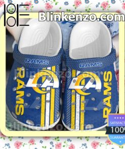 Los Angeles Rams Hive Pattern Clogs