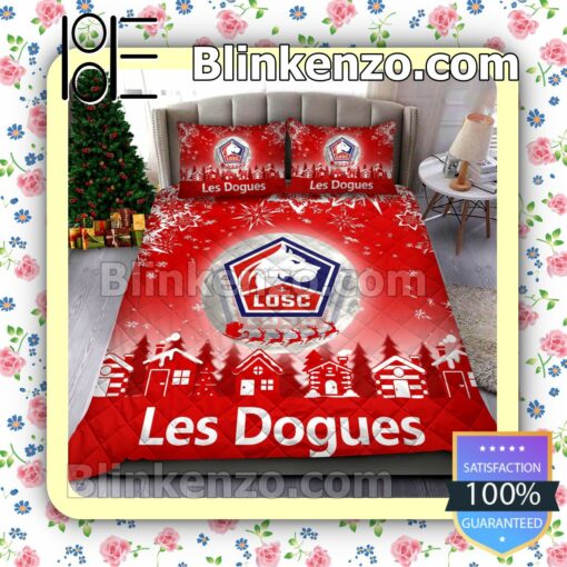 Losc Lille Les Dogues Christmas Duvet Cover