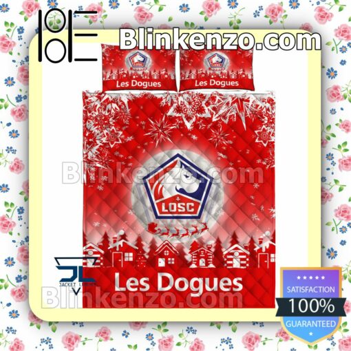 Losc Lille Les Dogues Christmas Duvet Cover a
