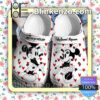 Love Mickey Mouse And Minnie Mouse White Halloween Clogs