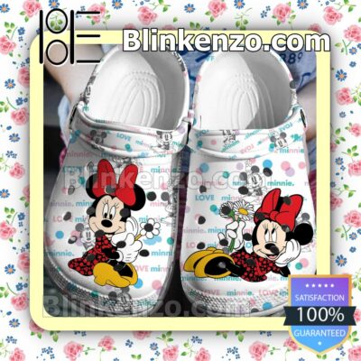 Love Minnie Mouse Halloween Clogs