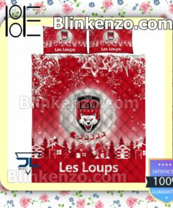 Lyon Ou Le Loups Christmas Duvet Cover a