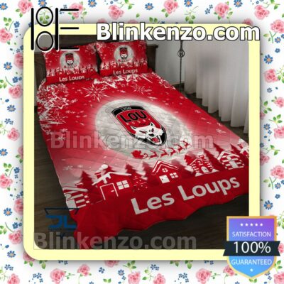 Lyon Ou Le Loups Christmas Duvet Cover b