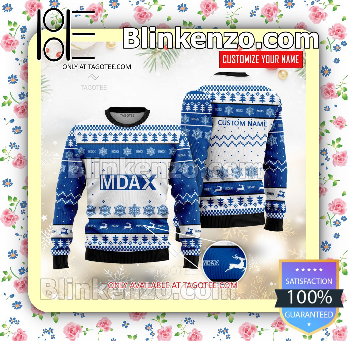 MDAX Brand Christmas Sweater