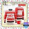 Mahindra Brand Print Christmas Sweater