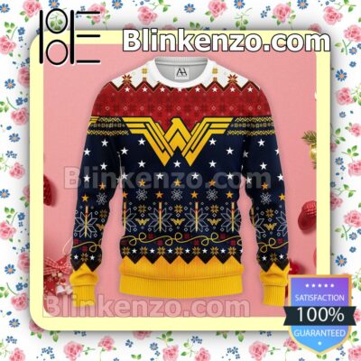 Marvel Wonder Woman Costume Christmas Pullover Sweaters