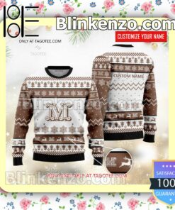 Max Mara Brand Print Christmas Sweater