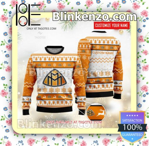 Maybach Brand Print Christmas Sweater
