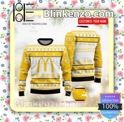 McDonald's Christmas Pullover Sweaters