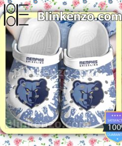 Memphis Grizzlies Logo Color Splash Clogs
