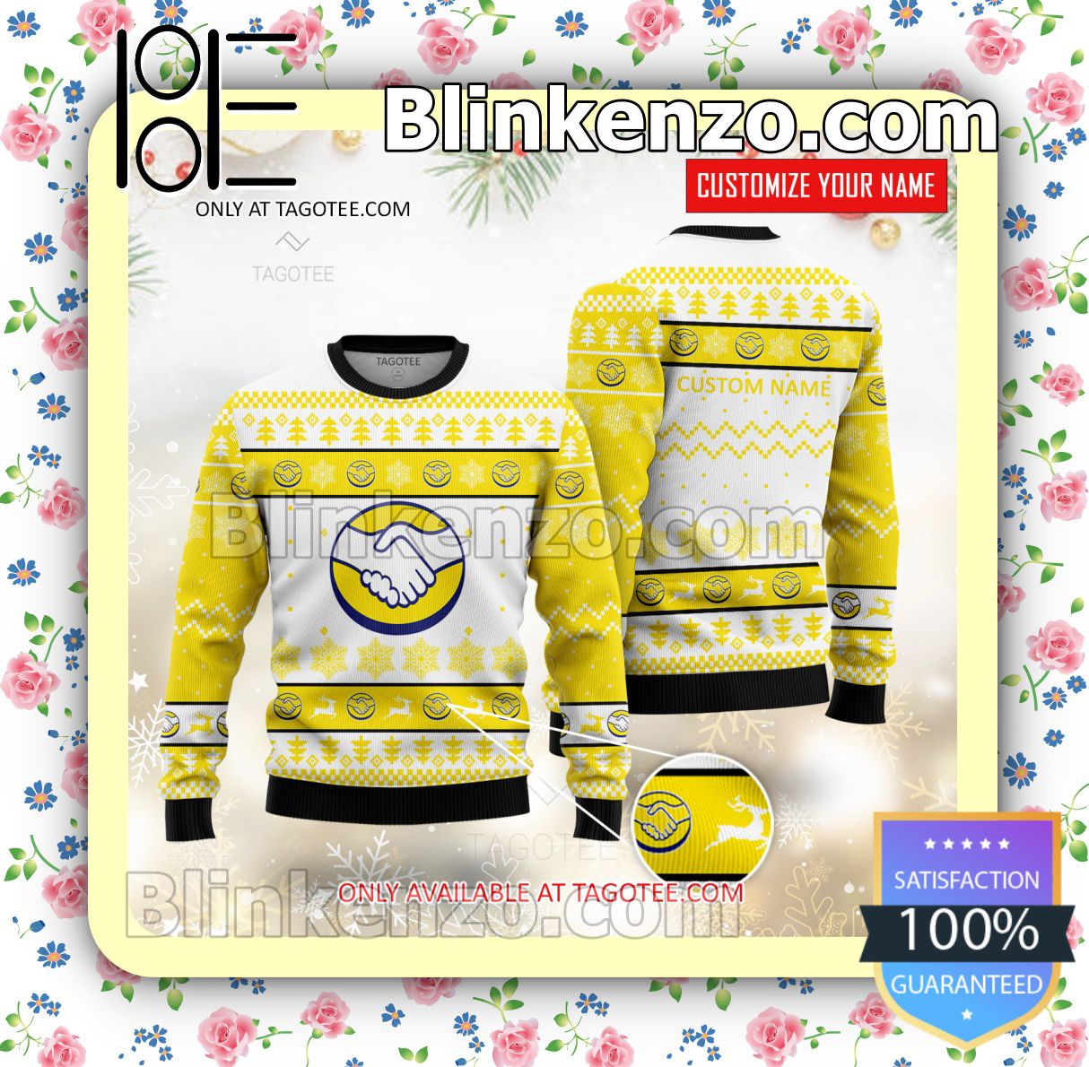 MercadoLibre Brand Christmas Sweater - Blinkenzo