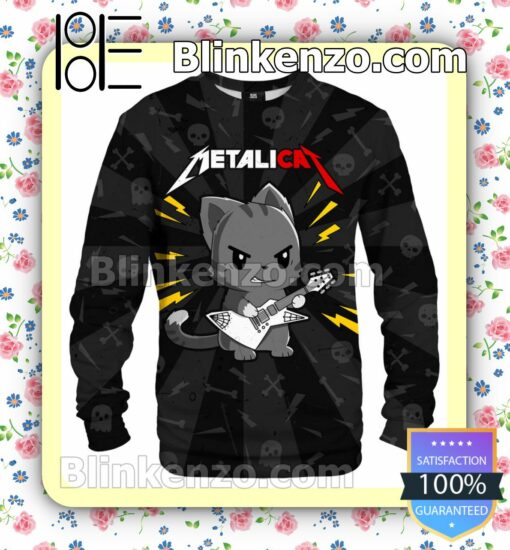 Metallicat Rock Music Sweatshirts