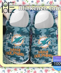 Miami Dolphins Camouflage Clogs