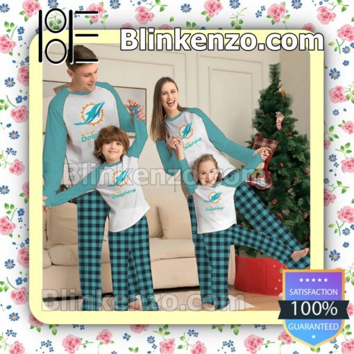 Miami Dolphins Family Matching Christmas Pajamas Set