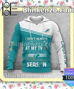 Wonderful Miami Dolphins I Don't Always Scream At My TV But When I Do NFL Polo Shirt