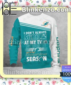 Best Miami Dolphins I Don't Always Scream At My TV But When I Do NFL Polo Shirt