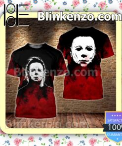 Michael Myers Blood Stain Black Halloween Ideas Hoodie Jacket b