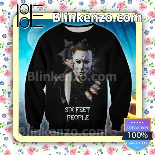 Michael Myers Six Feet People Halloween 2022 Cosplay Shirt a