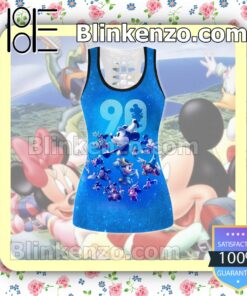 Mickey 90 It All Began With A Mouse Women Tank Top Pant Set c