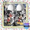 Mickey And Minnie Black And White Photo Collage Halloween Clogs