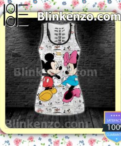 Mickey And Minnie Comic Book Women Tank Top Pant Set c
