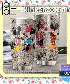 Mickey And Minnie Comic Travel Mug